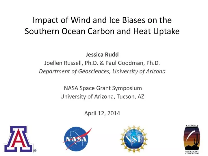 impact of wind and ice biases on the southern ocean carbon and heat uptake