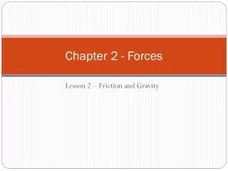 chapter 2 forces