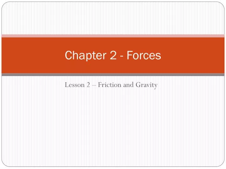 chapter 2 forces