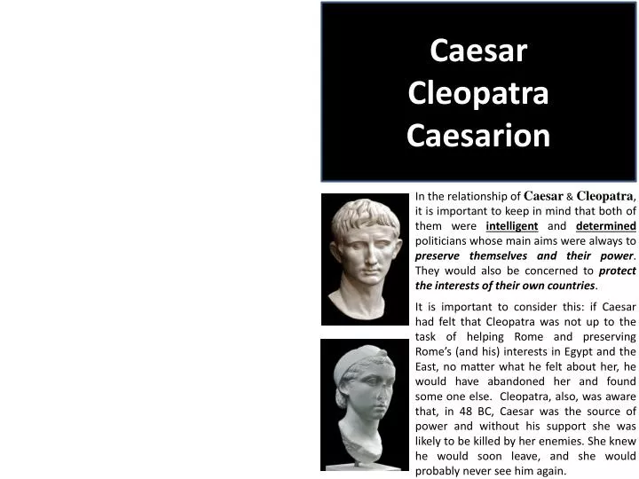 Caesarion, Biography & Facts