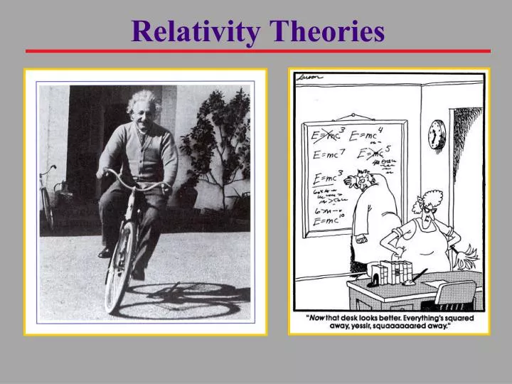 relativity theories