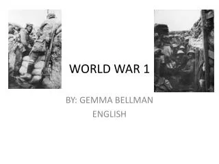 WORLD WAR 1