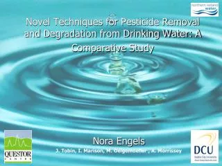 Novel Techniques for Pesticide Removal and Degradation from Drinking Water: A Comparative Study