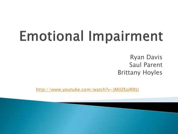 emotional impairment