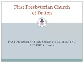 First Presbyterian Church of Dalton