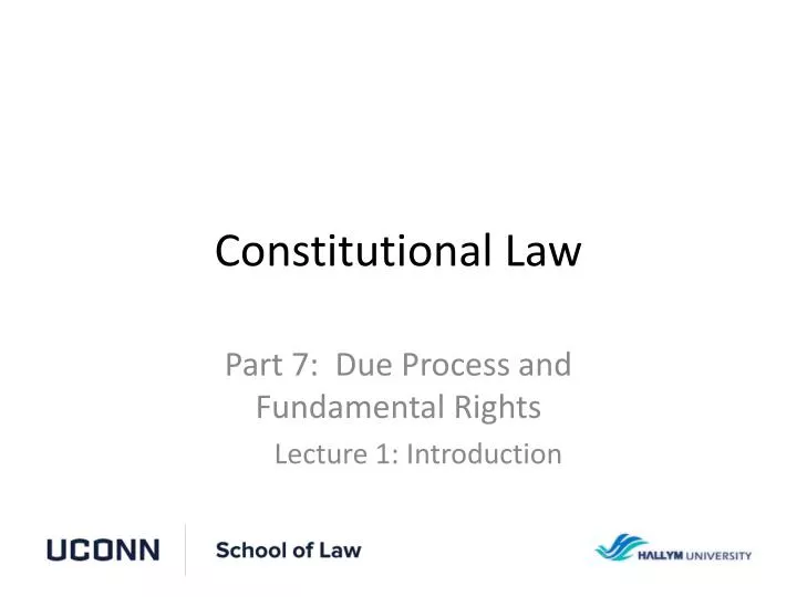 constitutional law