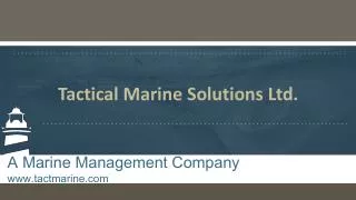 Tactical Marine Solutions Ltd.
