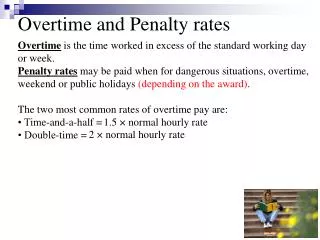 Overtime and Penalty rates