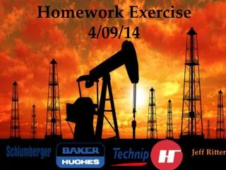 Homework Exercise 4/09/14