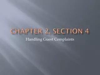 Chapter 2, Section 4