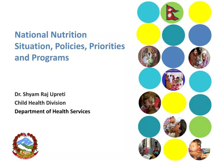 national nutrition situation policies priorities and programs