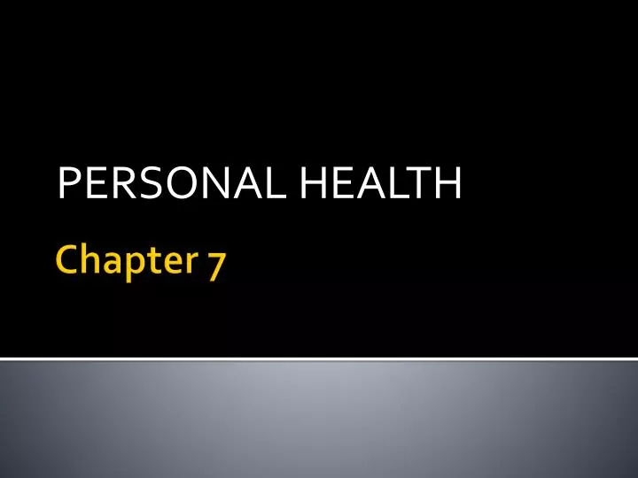 personal health