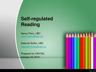 Self-regulated Reading