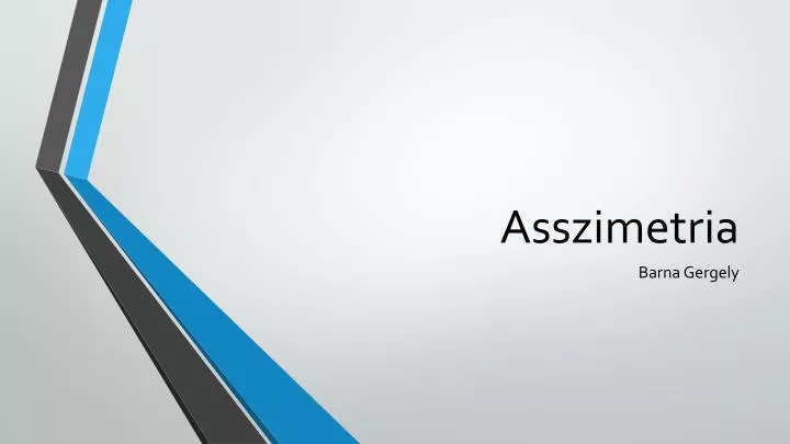 asszimetria