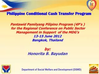 Philippine Conditional Cash Transfer Program