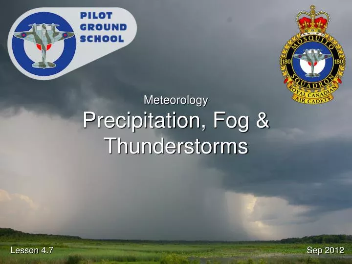 meteorology precipitation fog thunderstorms