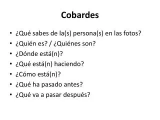 cobardes