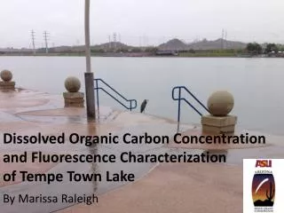 Dissolved Organic Carbon Concentration and Fluorescence Characterization of Tempe Town Lake