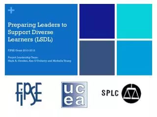 Preparing Leaders to Support Diverse Learners (LSDL)
