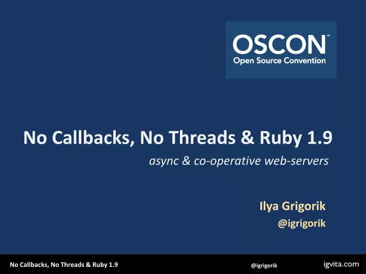 no callbacks no threads ruby 1 9