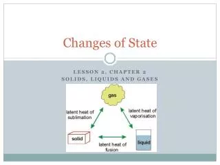 changes of state