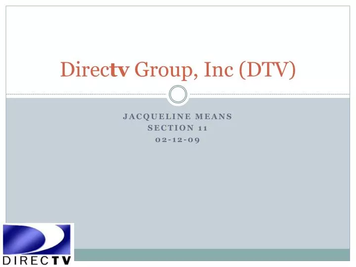 direc tv group inc dtv