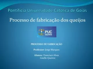 pontif cia universidade cat lica de goi s