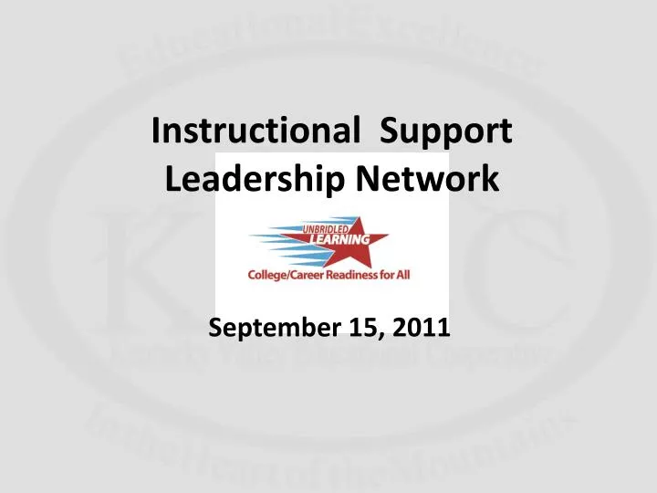 instructional support leadership network