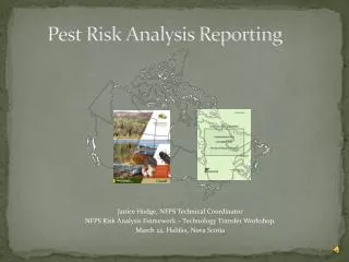 Pest Risk Analysis Reporting