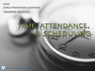 TIME, ATTENDANCE, &amp; SCHEDULING