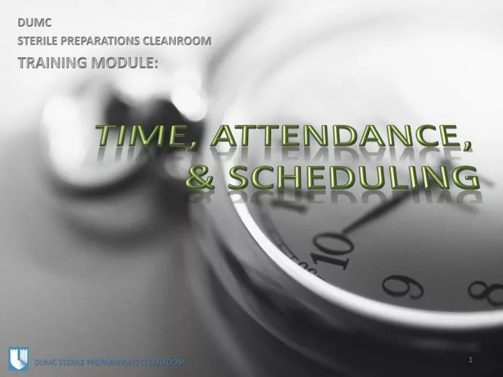 time attendance scheduling
