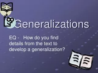 Generalizations