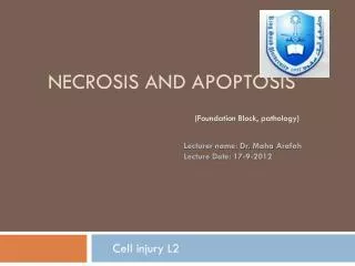 Necrosis and apoptosis