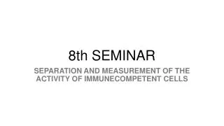 8th SEMINAR