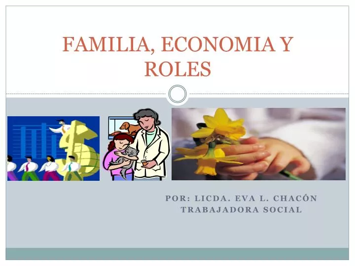 familia economia y roles
