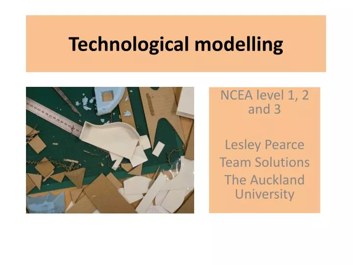 technological modelling