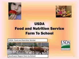 USDA Food and Nutrition Service Farm To School