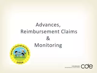 Advances, Reimbursement Claims &amp; Monitoring