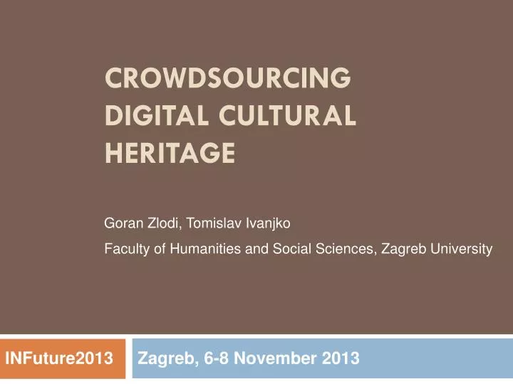 crowdsourcing digital cultural heritage