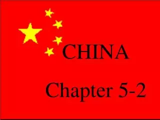 CHINA Chapter 5-2
