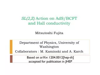 SL(2,Z) Action on AdS/BCFT and Hall conductivity