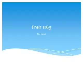 fren 1163