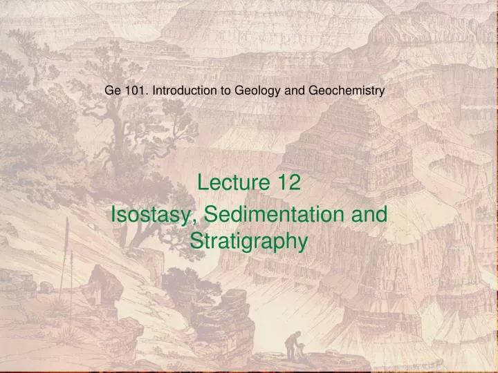 ge 101 introduction to geology and geochemistry