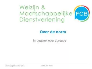 over de norm