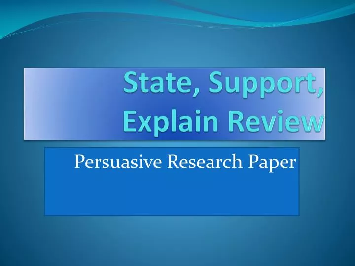state support explain review