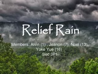 Relief Rain