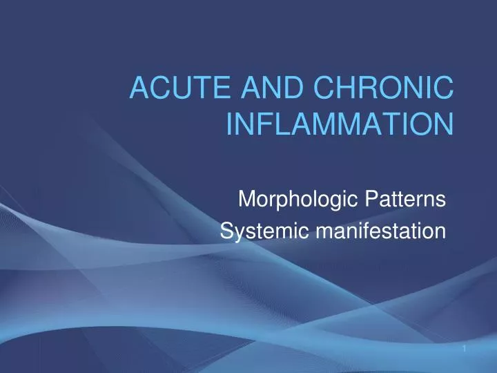 acute and chronic inflammation