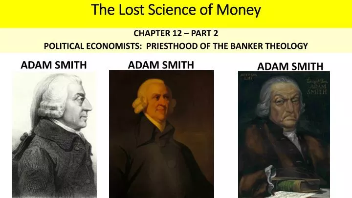 the lost science of money