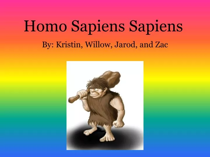 homo sapiens sapiens