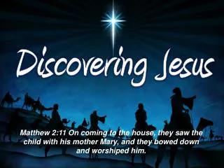 Discovering Jesus